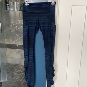 Lululemon athletica black and blue leggings